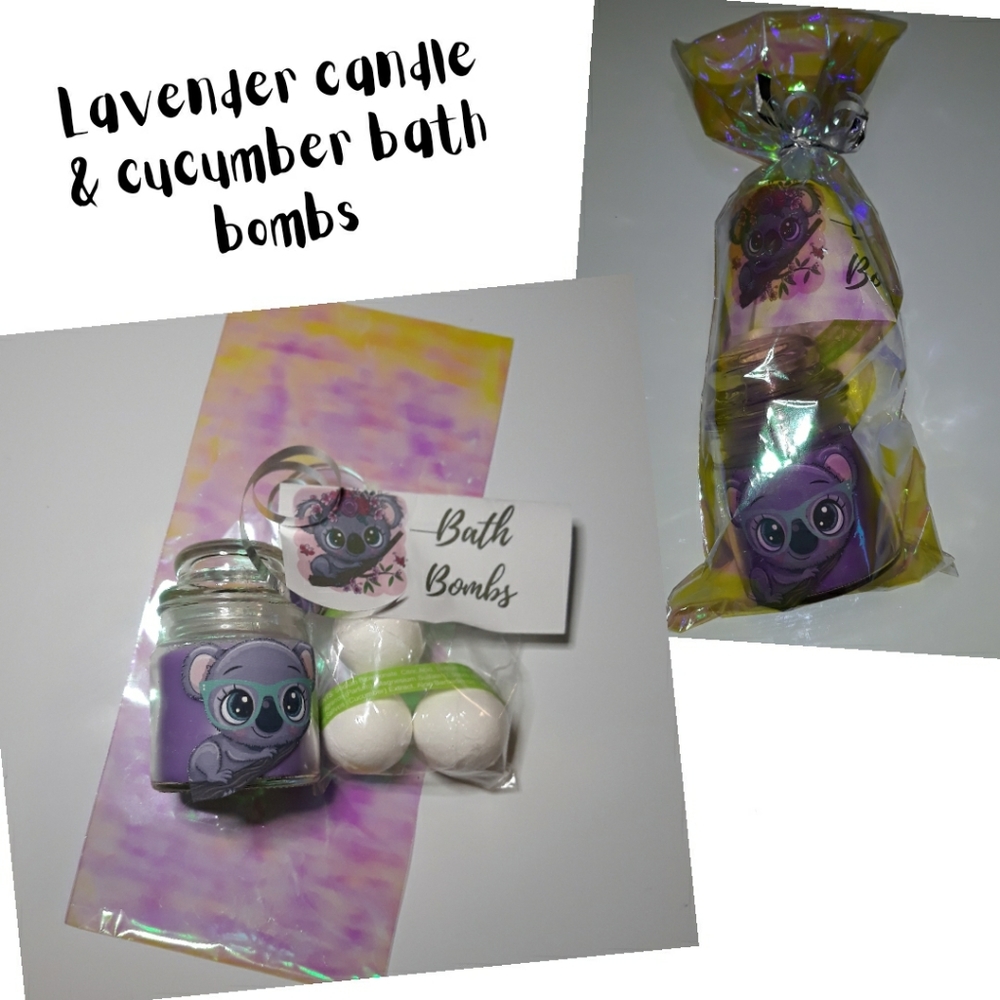 Spa Bath Candle Handcrafted Bath Bomb Boutique